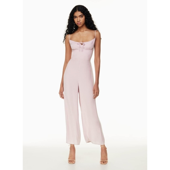 WILFRED Bellow Jumpsuit Cloudy Lilac Purple ARITZIA 6 - Picture 1 of 12